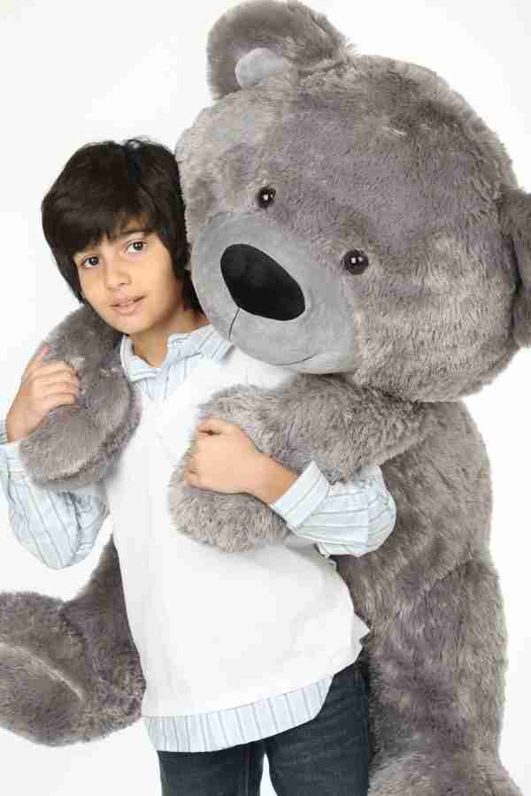 Large grey outlet teddy bear