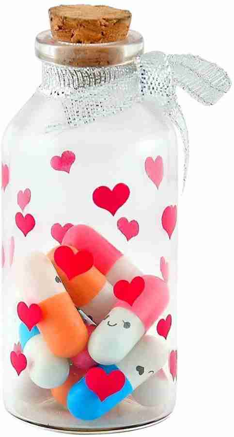 GoGrab Love Capsule Letter Cute Love Message in a bottle -10 X Color Pills  Decorative Bottle Price in India - Buy GoGrab Love Capsule Letter Cute Love  Message in a bottle -10