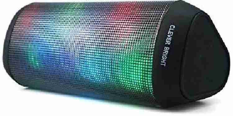 Portable bluetooth speaker with led lights on sale