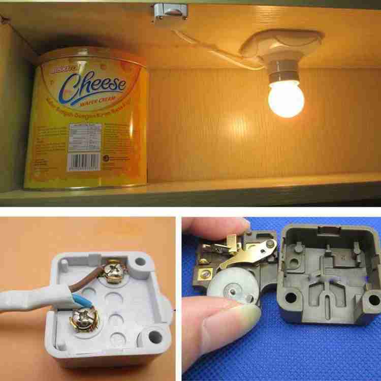 Cupboard shop door switch