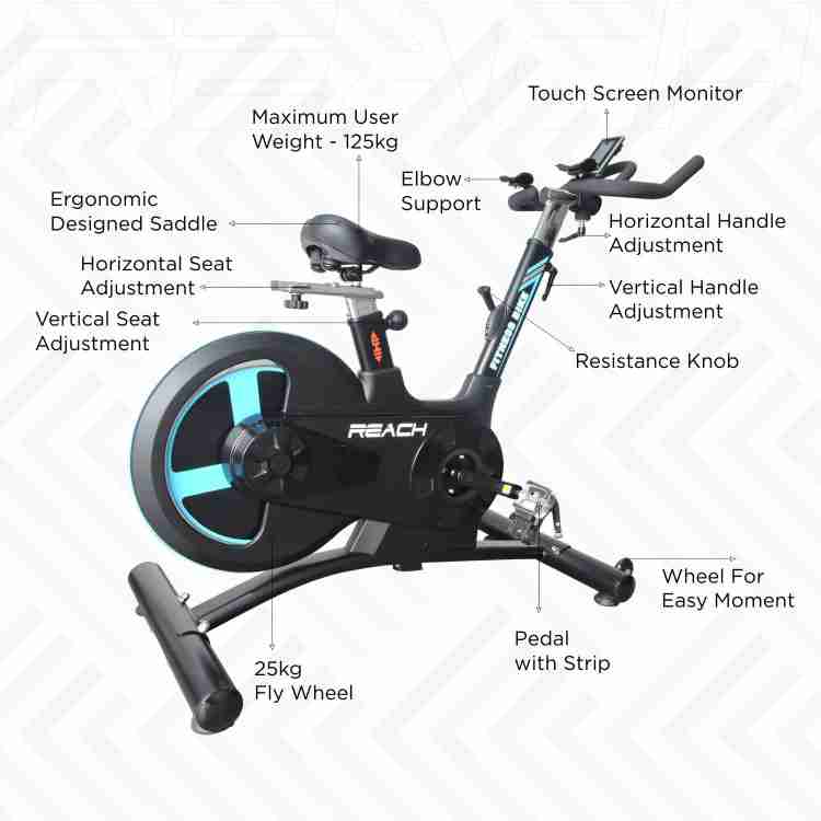 Spin bike 25 kg flywheel hot sale