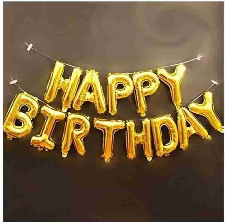 Happy birthday gold foil balloons new arrivals