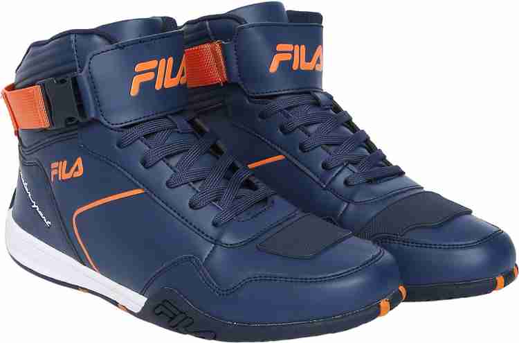 Fila high tops blue deals