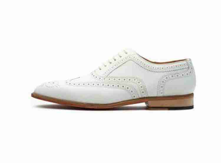 Mens white leather oxford on sale shoes