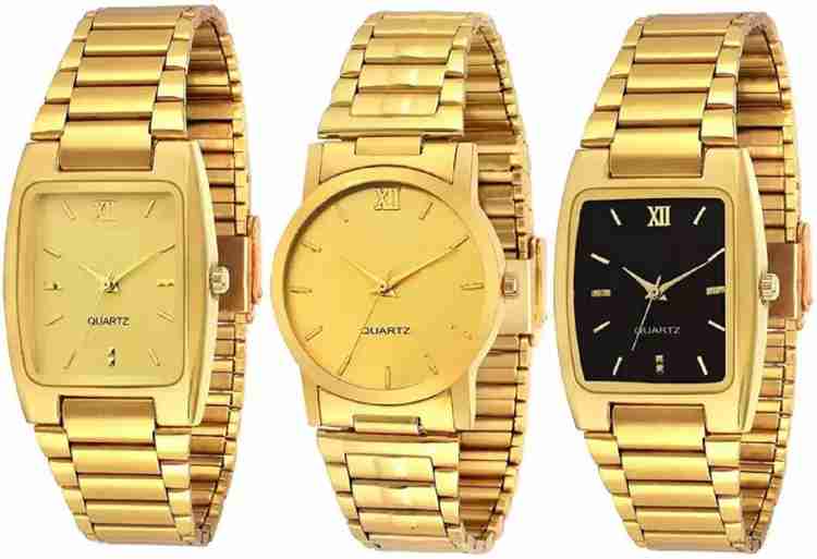 Diamodis Analog Watch For Men Buy Diamodis Analog Watch For Men ORIGINAL IMPERIAL CLUB COMBO OLD IS GOLD SET OF 3 ANALOG GOLD COLOR FOR MEN Analog Watch