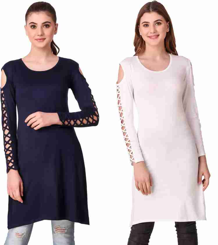 Cold shoulder kurti flipkart hot sale