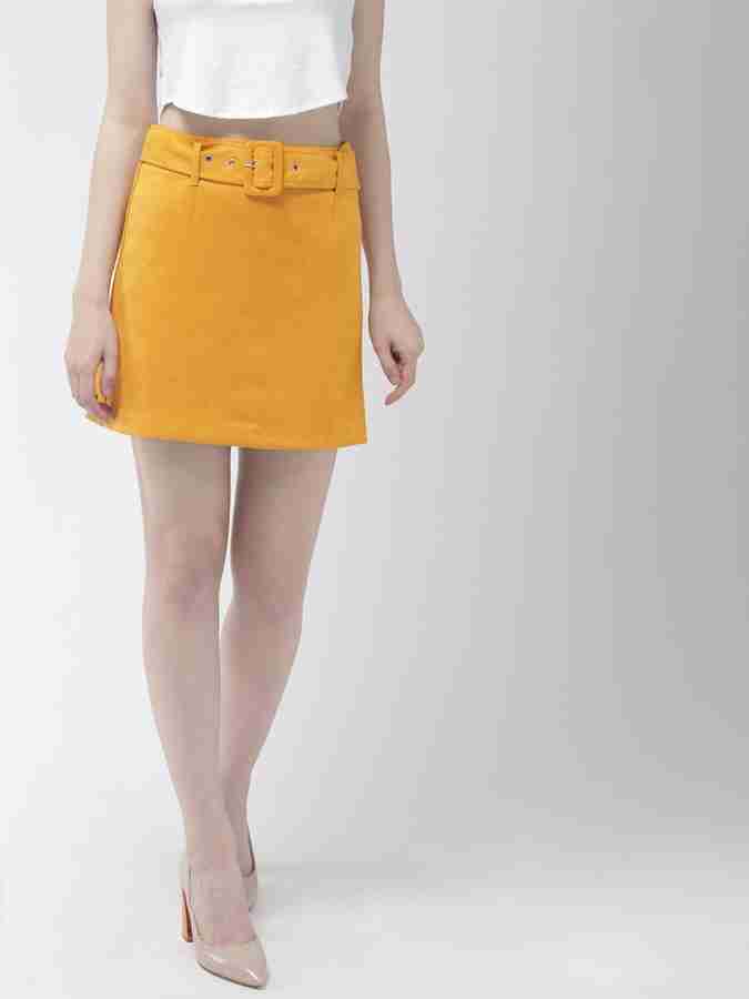 Yellow skirt forever 21 online