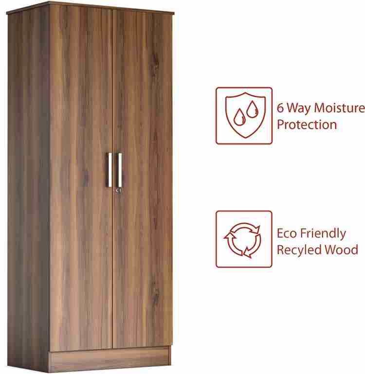 Flipkart perfect homes julian shop engineered wood 2 door wardrobe