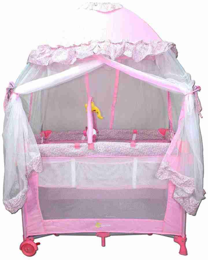 IRIS Portable Infant Baby Travel Cot Bed Play Pen Child Bassinet