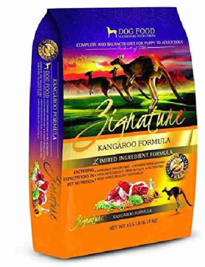 Zignature Kangaroo Formula Dog Food 6.14 kg Dry Adult Dog Food