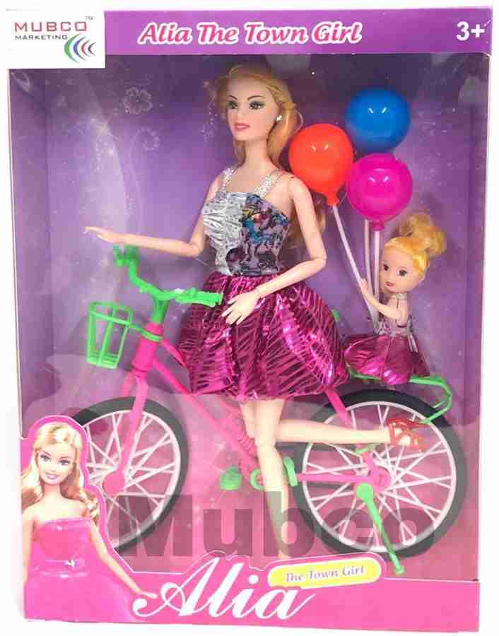 Mubco Alia Glam Bike with Baby Doll Pink Alia Glam Bike with Baby Doll Pink Buy Alia Doll Set toys in India. shop for Mubco products in India. Flipkart