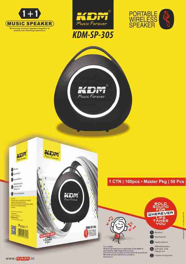 Kdm music sales forever bluetooth speaker