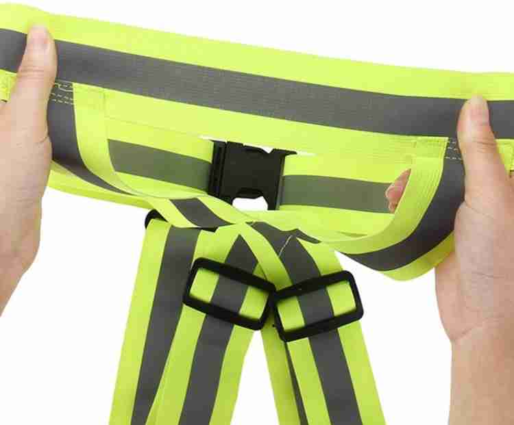  Reflective Vest, Reflective Glow Belt with 2Pack Reflector  Armbands, Adjustable Elastic Safety Vest Outdoor Reflective Belt High  Visibility, Ultralight & Comfy for Running, Jogging, Walking, Cycling, :  Sports & Outdoors