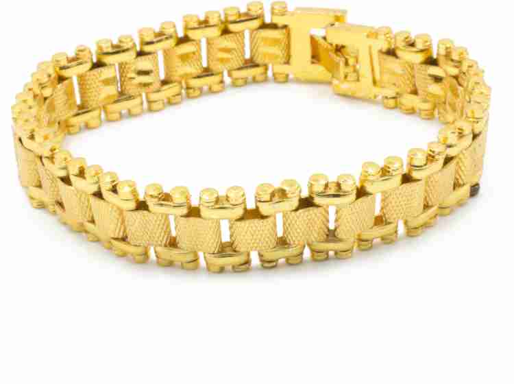 Three Shades Brass Gold-plated Bracelet Price in India - Buy Three Shades  Brass Gold-plated Bracelet Online at Best Prices in India