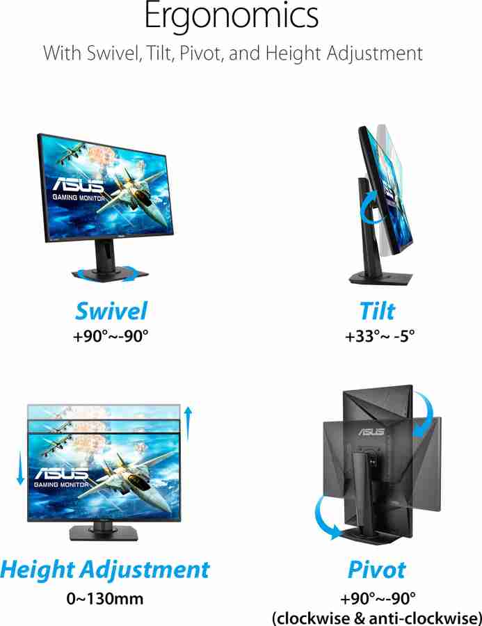 ASUS 68.58 cm (27 inch) Full HD LED Backlit TN Panel Gaming 