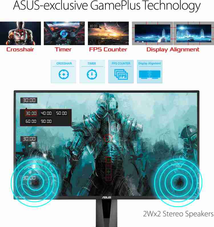ASUS 68.58 cm (27 inch) Full HD LED Backlit TN Panel Gaming 