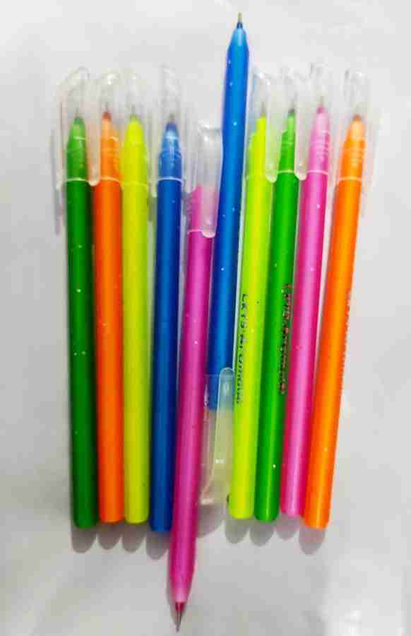 clipper SCENTED BLUE WRITING BALL PENS MULTI BODY COLORS SPECIAL