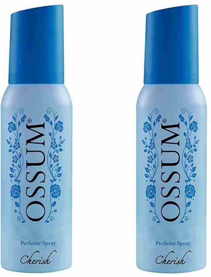 OSSUM CHERISH Perfume Spray Pack of 2 Each 120 ML Perfume