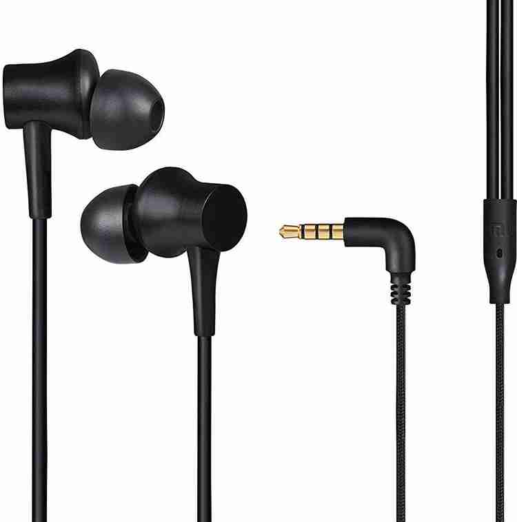 Mi Earphones Basic with Mic Black Wired Price in India Buy Mi Earphones Basic with Mic Black Wired Online Mi Flipkart