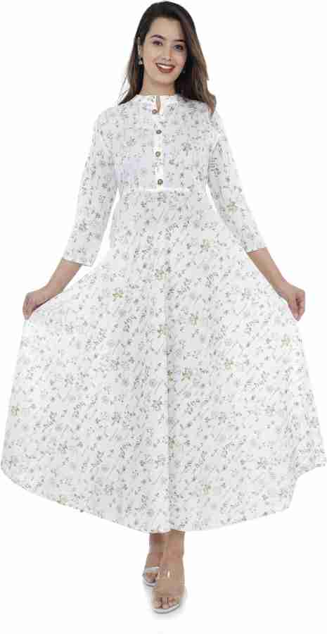 White deals kurti flipkart