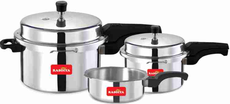 Rasoiya Plus 5 L 3 L 2 L Pressure Cooker Pressure Pan Price in
