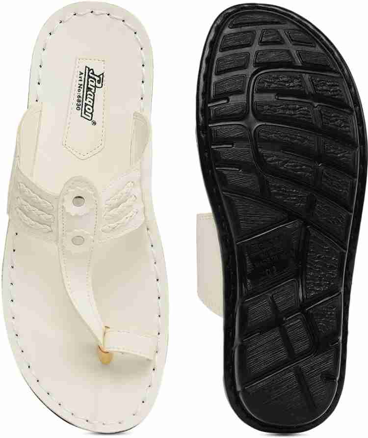 Paragon white chappal hot sale