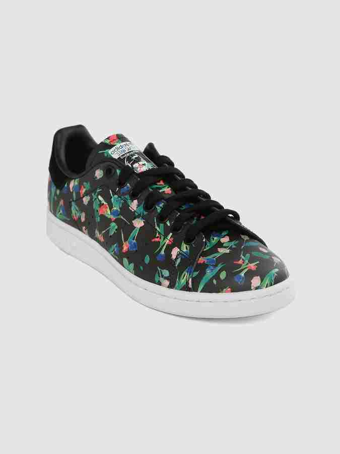 ADIDAS ORIGINALS Originals Women Black Green Stan Leather