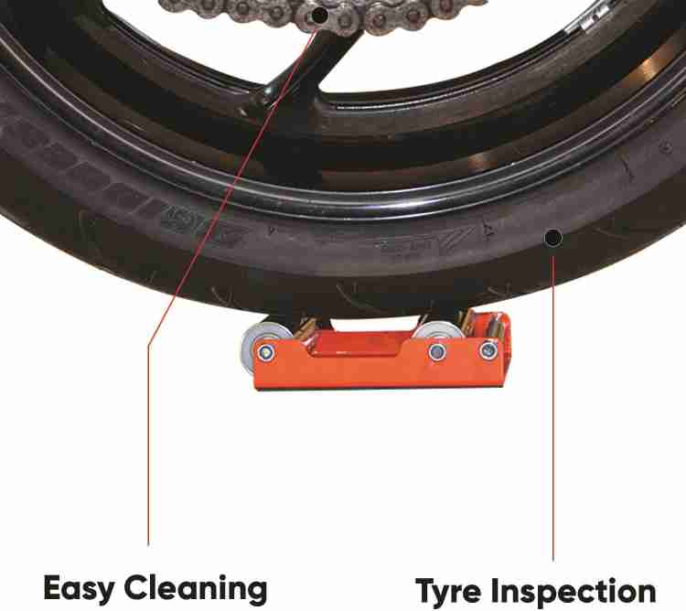 GrandPitstop Paddock Stand Replacement Wheel Roller for Cleaning