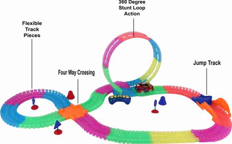 Toyvala Car Track For Kids Model Track Construction Magic Tracks