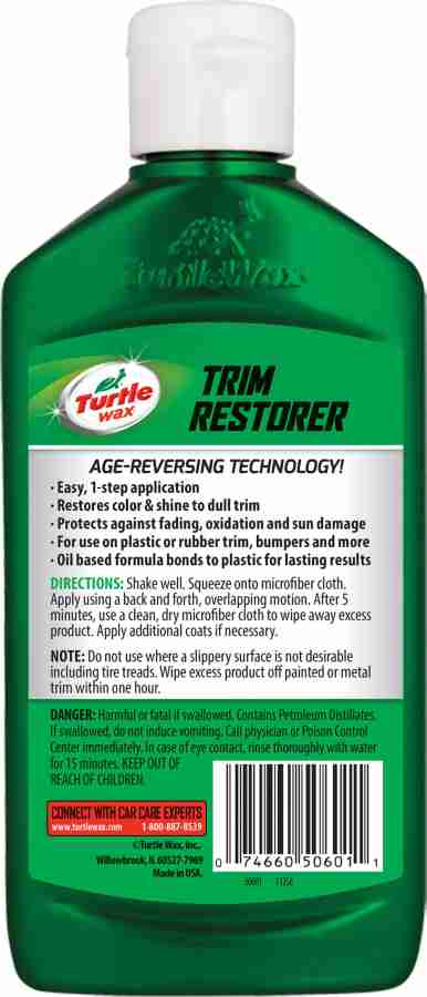 Turtle Wax Trim Restorer 10 oz Bottle