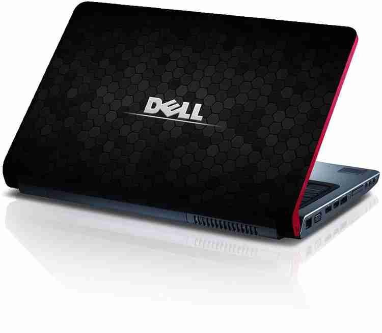 Techfit Honeycomb Dell Black Removable Vinyl HD Printed Laptop Skin Sticker Cover for 13.1 13.3 14.1 14.4 15.1 15.6 inches Vinyl Laptop Decal