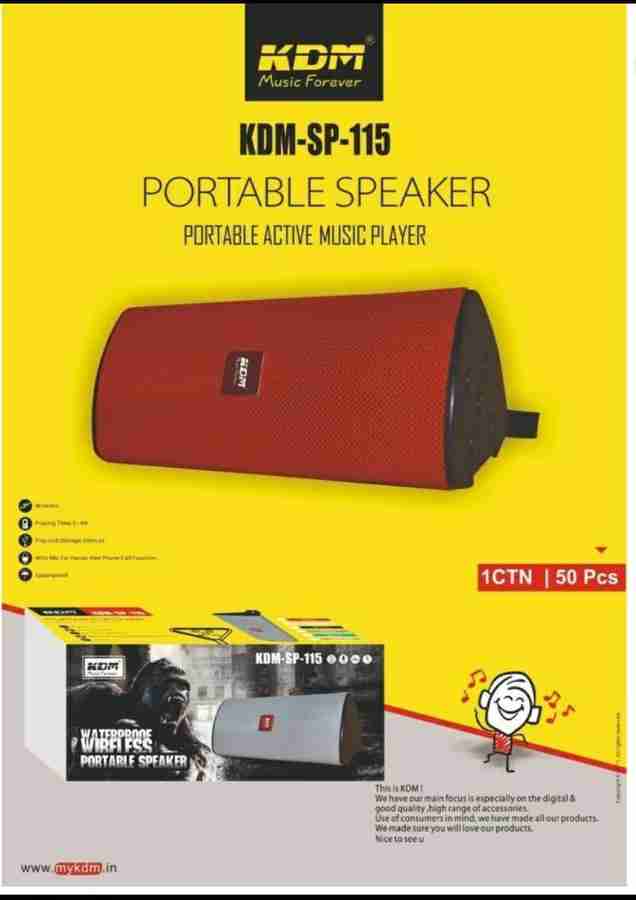 Kdm sp 115 bluetooth sale speaker price