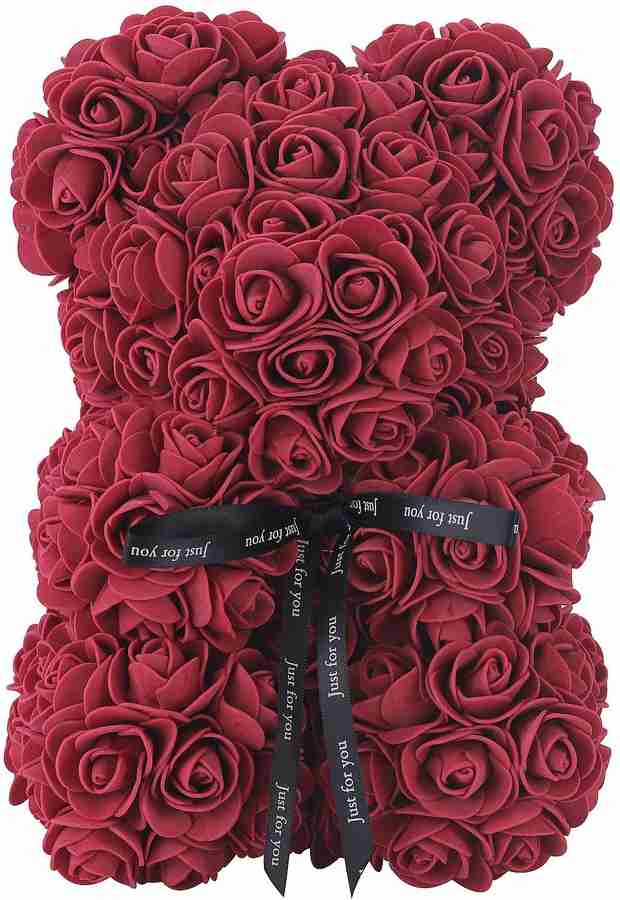Foam rose teddy bear new arrivals