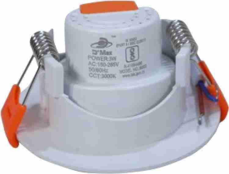 3 Watt Round LED COB Light for POP/ Recessed Lighting