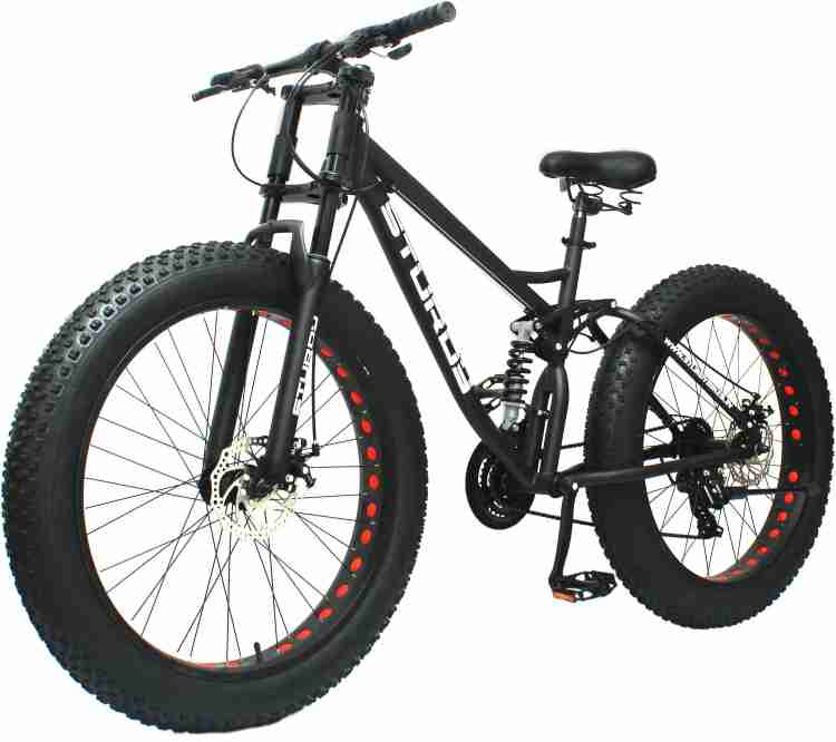 Fat tyre cycle with hotsell dual suspension