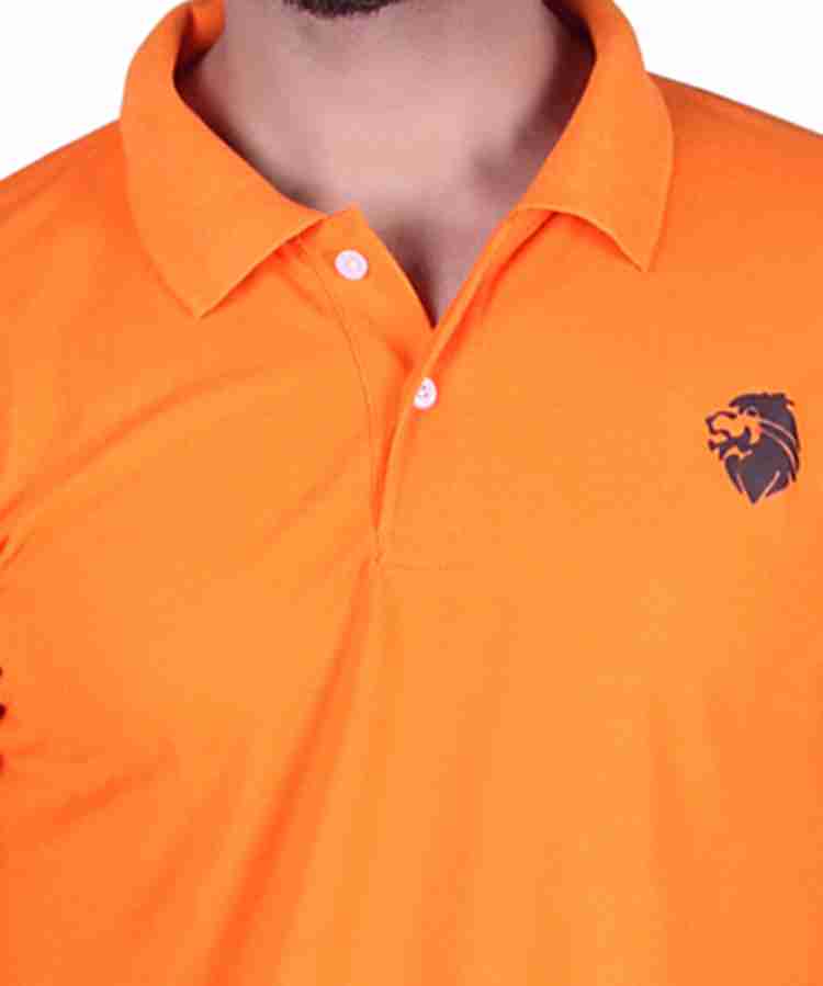 Polo shirt shop with lion logo