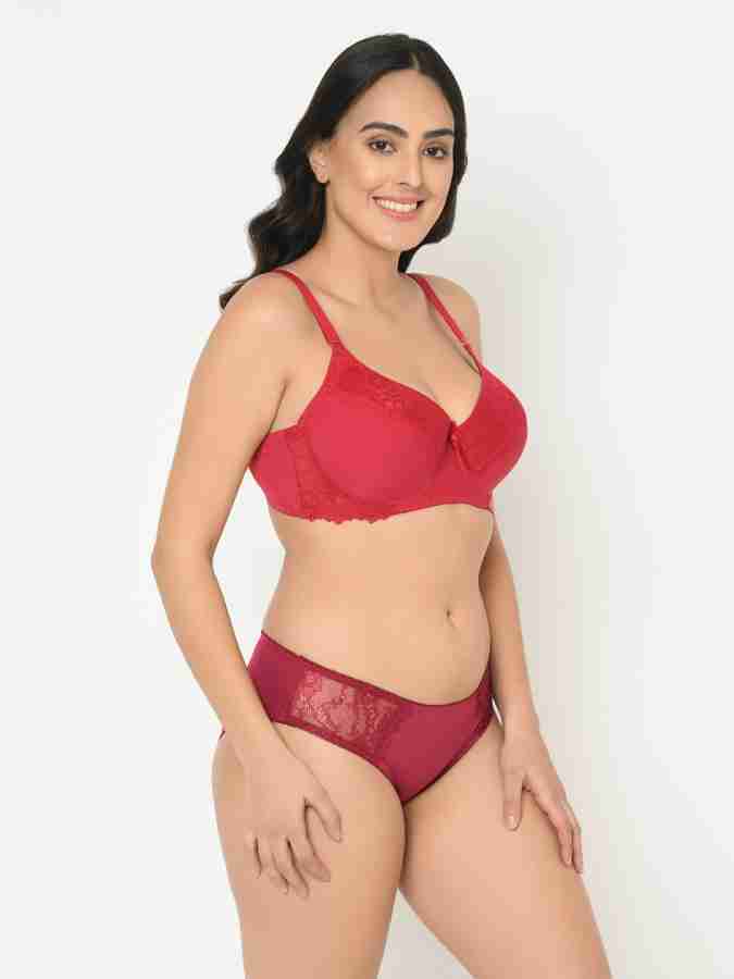 Buy online Halter Neck Bra With Bikini Panty from lingerie for Women by  Curvy Love for ₹780 at 40% off