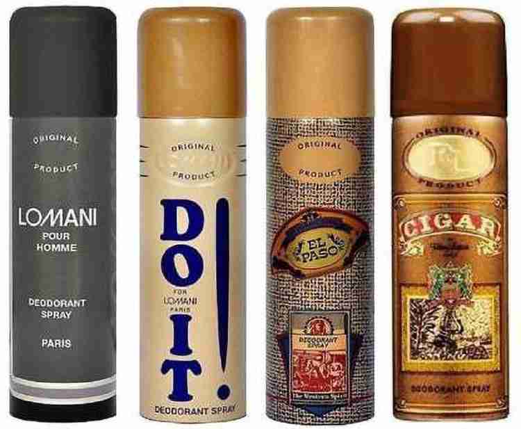 LOMANI do it pour homme Deodorant Spray For Men Women