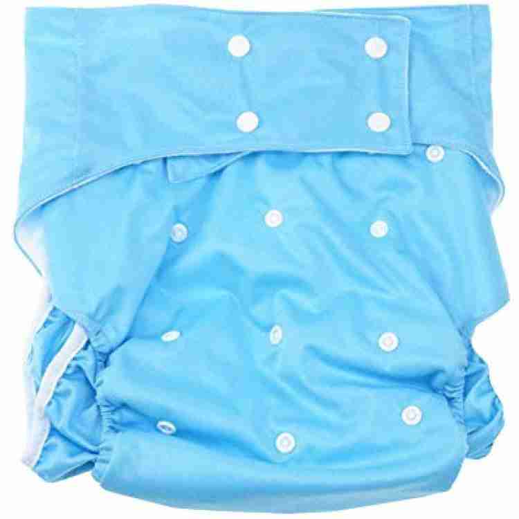DALUCI Adult Cloth Diaper Reusable Washable Adjustable Nappy Diaper (Pack  of 2) Adult Diapers - L - Buy 1 DALUCI Outer Layer:waterproof PUL fabric  Inner Layer:stay-dry suede cloth Adult Diapers