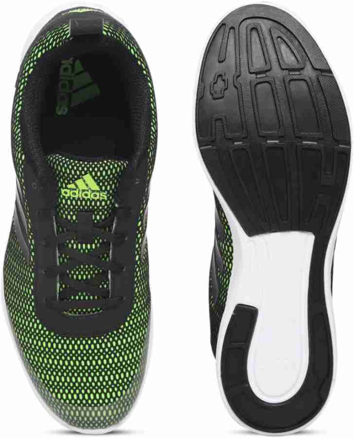 Adidas green shop black shoes