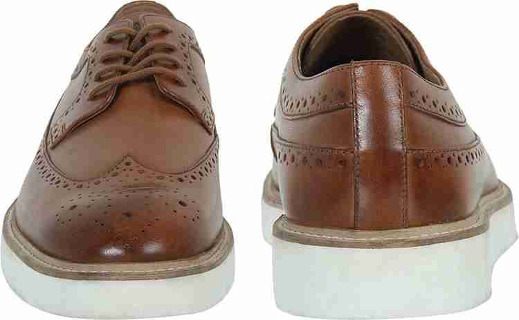 Clarks mens shop brown brogues