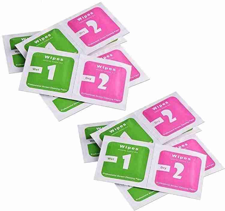 Hoppokart 100 pcs Wipes Wet Dry Cleaning Wipes for Camera