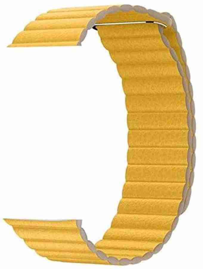 Yellow apple watch shop band 42mm