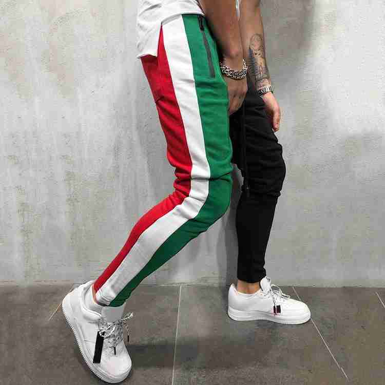 Chrome Coral Embellished Men Red Green Black Track Pants Buy Chrome Coral Embellished Men Red Green Black Track Pants Online at Best Prices in India Flipkart