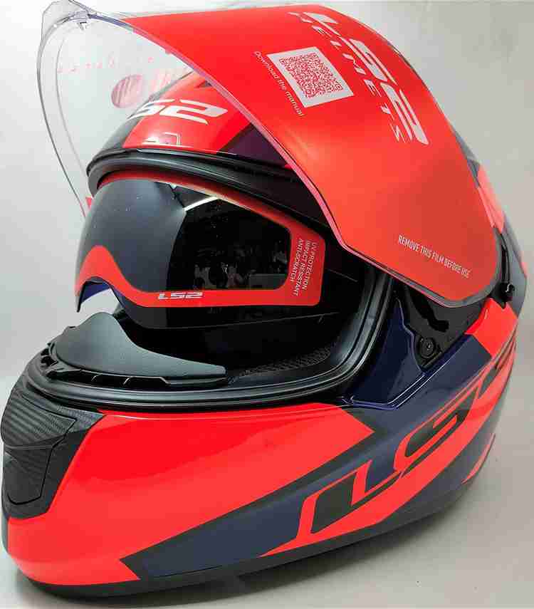 LS2 FF320 Stream Evo Rex Gloss Black Red Dual Visor Full Face