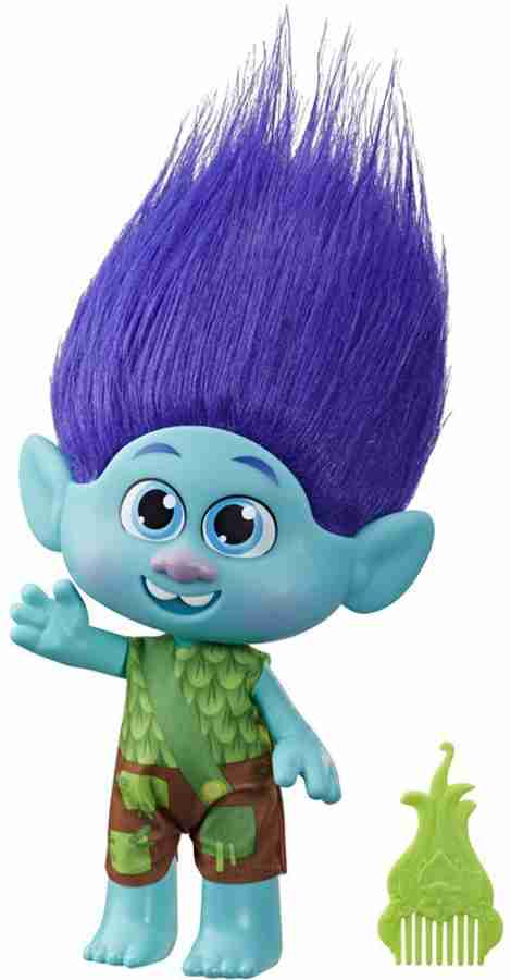 Trolls World Tour Toddler Branch Doll with Removable Outfit Hair