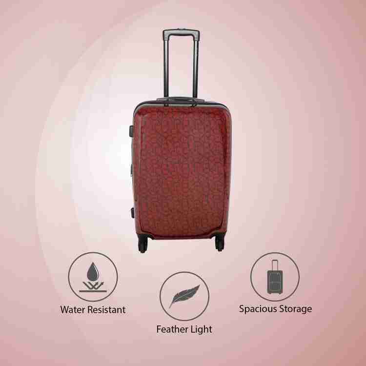 Calvin Klein Monogram Expandable Check in Suitcase 4 Wheels 28