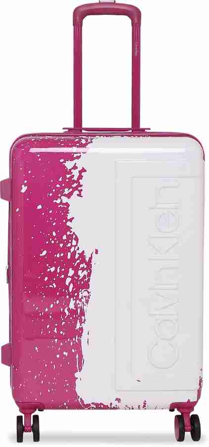 Calvin klein clarkson square hard suitcase sale