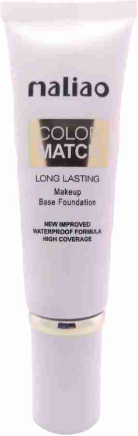 maliao HIGH COVERAGE WATERPROOF BASE FOUNDATION Foundation - Price in  India, Buy maliao HIGH COVERAGE WATERPROOF BASE FOUNDATION Foundation  Online In India, Reviews, Ratings & Features