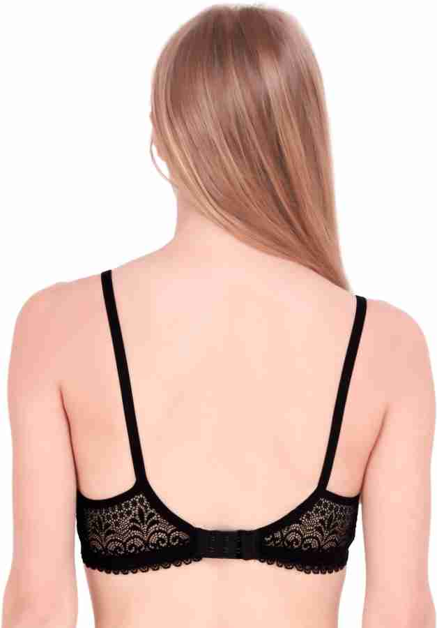 Fashion Frill Bras For Women Stylish Non-Padded Non-Wired Net Bra For Girls  (Size-38, Black) Women Full Coverage Non Padded Bra - Buy Fashion Frill Bras  For Women Stylish Non-Padded Non-Wired Net Bra